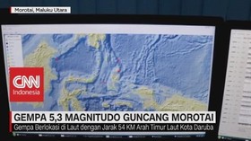 Gempa 5,3 Magnitudo Guncang Morotai