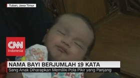 Unik! Nama Bayi Ini Berjumlah 19 Kata