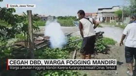 Cegah DBD, Warga Fogging Mandiri