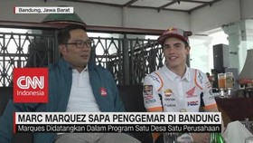 Marc Marquez Sapa Penggemar di Bandung