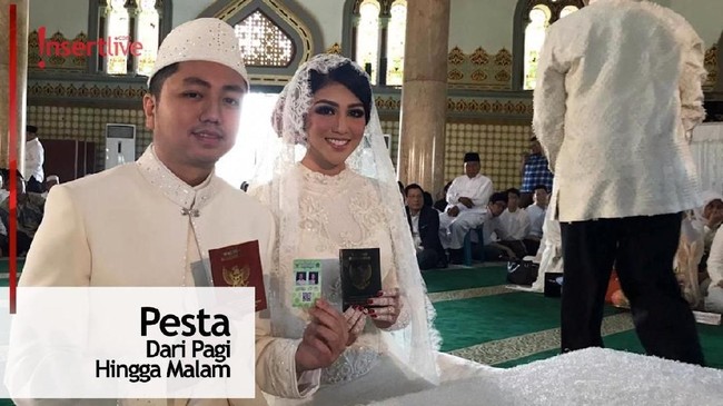 Mewah, Ariska Putri Gelar Resepsi Berkonsep Pesta Rakyat