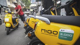 Abu-abu Bisnis Sewa Sepeda Listrik Migo