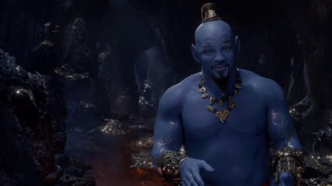 Cuplikan untuk film 'Aladdin' versi terbaru telah dirilis, di mana Will Smith tampil sepenuhnya berwarna biru seperti yang pernah dijanjikannya.