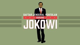 INFOGRAFIS: Jenderal Pentolan Dukung Jokowi