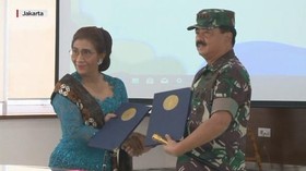 KKP-TNI Komitmen Jaga Sumber Daya Laut