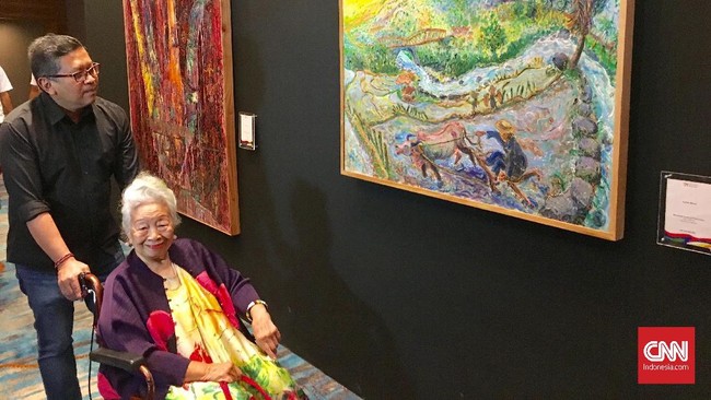 Pameran karya seni digelar Tim Kampanye Nasional Jokowi-Ma'ruf. Dalam pameran turut digelar lelang karya seni yang untuk dana kampanye di Pilpres 2019.