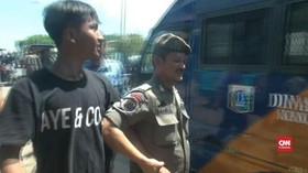 VIDEO: Razia Pak Ogah Diwarnai Aksi Kejar-kejaran