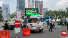 Satu Arah Sudirman ke Dukuh Bawah Dimulai, Pengendara Bingung