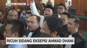 Ricuh Sidang Eksepsi Ahmad Dhani