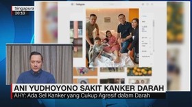AHY Ceritakan Kondisi Sakit Kanker Darah Ani Yudhoyono