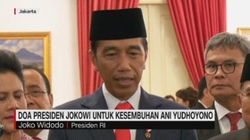 Doa Presiden Jokowi untuk Kesembuhan Ani Yudhoyono