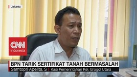 BPN Tarik Sertifikat Tanah Bermasalah