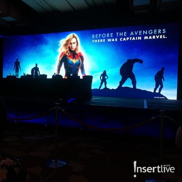 6 Momen Jumpa Pers Pertama 'Captain Marvel' di Singapura