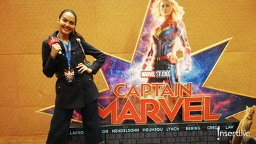 Stay Tune! Eksklusif Red Carpet 'Captain Marvel' di Singapura
