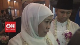 Resmi Dilantik, Khofifah-Emil Disambut Warga Jatim