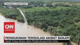 Banjir Putus Akses Jalan Desa, Ratusan Warga Terisolir