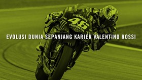INFOGRAFIS: Evolusi Dunia Sepanjang Karier Valentino Rossi