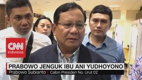 Jenguk Ani Yudhoyono, Prabowo Doakan Kesembuhan & Kelancaran