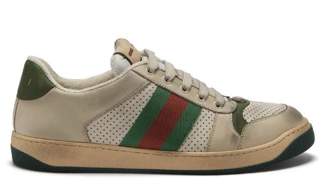 Sneaker teranyar Gucci dirilis dalam bentuk virtual dengan mengadopsi teknologi augmented reality (AR) dan NFT.
