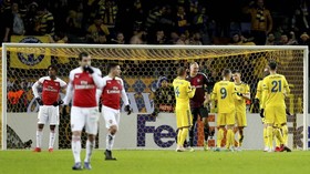 FOTO: Arsenal Tumbang di Liga Europa