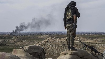FOTO : Baghouz, Saksi Bisu Palagan Terakhir ISIS di Suriah