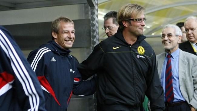Sedikitnya ada lima laga yang tak akan terlupakan Juergen Klopp saat bertemu Bayern Munchen di sepanjang karier manajerialnya.