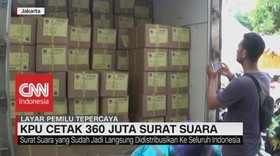 KPU Cetak 360 Juta Surat Suara