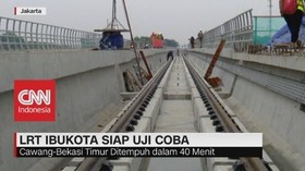 LRT Ibukota Siap Uji Coba