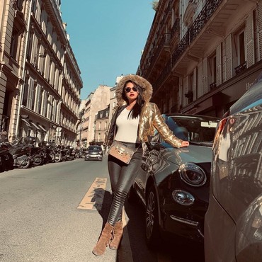 Meldi Jadi Tersangka, Dewi Perssik Merayakannya di Paris