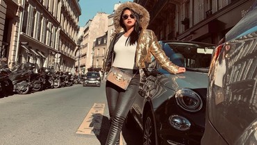 Meldi Jadi Tersangka, Dewi Perssik Merayakannya di Paris