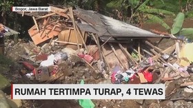 Rumah Tertimpa Turap, 4 Orang Tewas