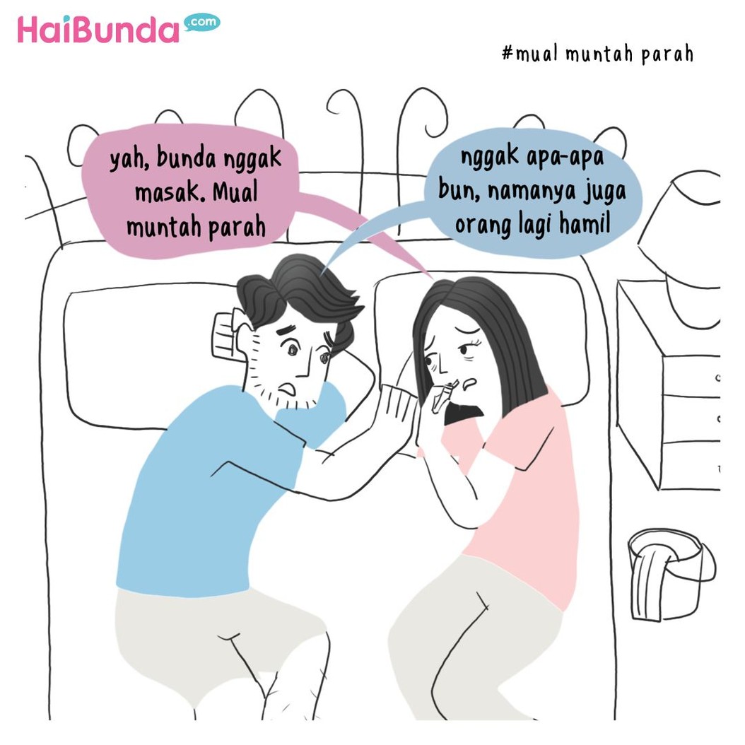 Beginilah pengalaman Bunda di komik ini saat hamil muda. Kalau pengalaman Bunda saat hamil muda gimana? Share yuk, Bun, di kolom komentar.