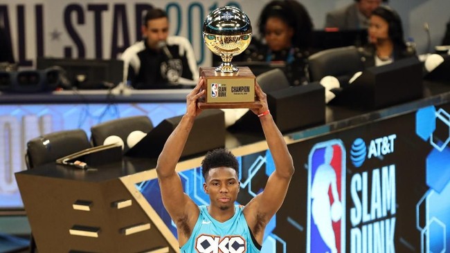 FOTO: Ragam Aksi NBA All-Star, Three Point hingga Slam Dunk
