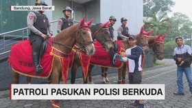 Patroli Pasukan Polisi Berkuda