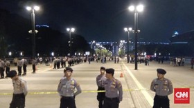 Polisi Cek CCTV Lokasi Ledakan Parkir Timur Senayan