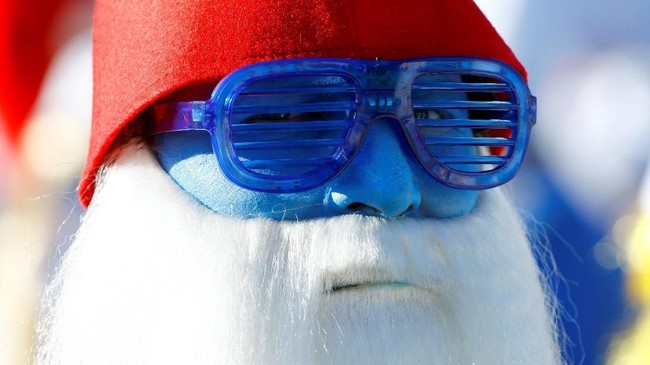 FOTO: 'Lautan' Smurf Birukan Jerman