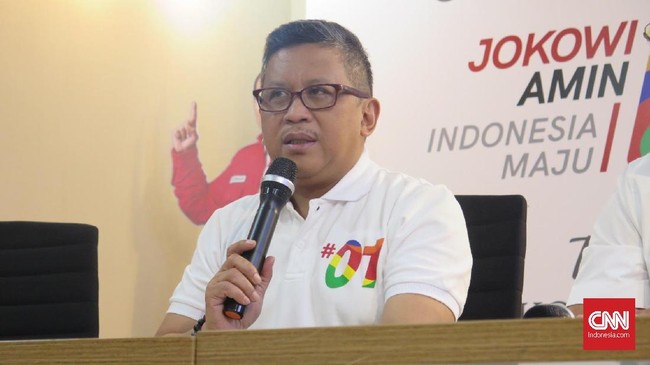 Sekjen PDIP akan bekerja sama dengan parpol-parpol dalam koalisi untuk menurunkan elektabilitas Gerindra demi mulusnya pemerintahan Jokowi-Ma'ruf jika menang.