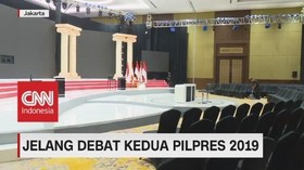 Melihat Persiapan Venue Debat Kedua Pilpres 2019
