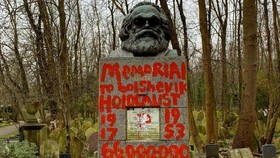 Makam Karl Marx Kembali Jadi Sasaran Perusakan