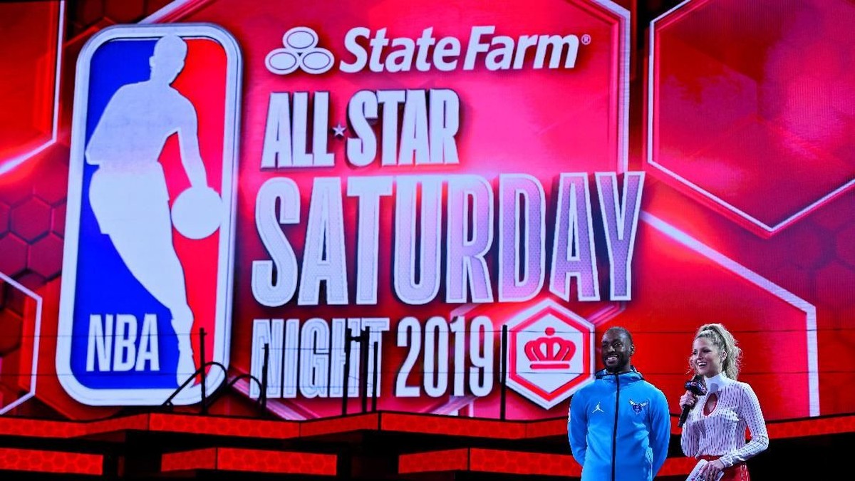 FOTO: Ragam Aksi NBA All-Star, Three Point hingga Slam Dunk