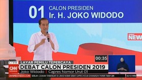 VIDEO: Pernyataan Pamungkas Jokowi di Debat Capres Kedua