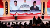 FOTO: Tarung Jokowi vs Prabowo di Debat Capres Kedua Tanpa didampingi cawapres, Joko Widodo dan Prabowo Subianto saling beradu argumen di debat capres kedua di Pilpres 2019.