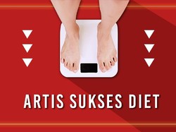 Infografis: Cerita Artis Sukses Diet