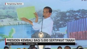 Jokowi Kembali Bagi 5000 Sertifikat Tanah