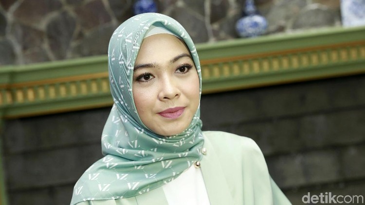 Dian Ayu Lestari, istri Ananda Omesh saat ditemui di kawasan Kebayoran Baru.
