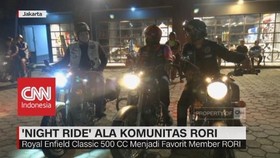 'Night Ride' ala Komunitas Rori