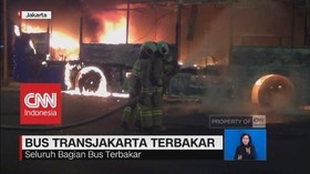 Bus Transjakarta Terbakar