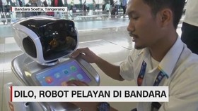 Dilo, Robot Pelayan di Bandara