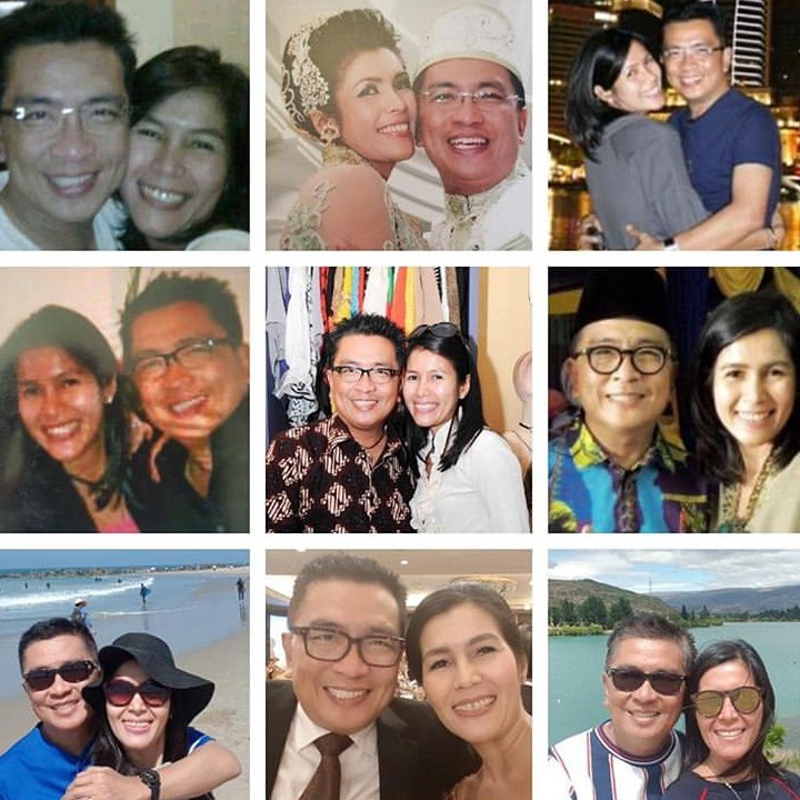 <p>Kolase perjalanan cinta Helmy Yahya dan Febri nih, Bun. (Foto: Instagram/ @febri.sjofjan)</p>