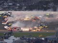 FOTO: Kecelakaan Besar di Lintasan NASCAR
